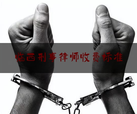 临西刑事律师收费标准（临西刑事律师收费标准表）