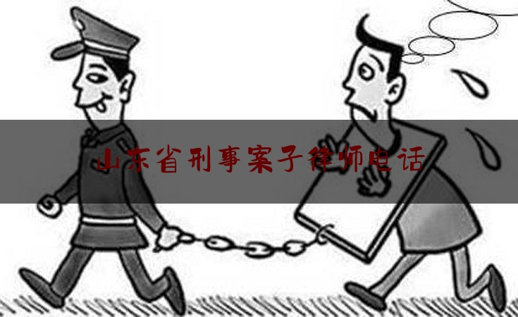 山东省刑事案子律师电话（山东刑事律师收费标准）