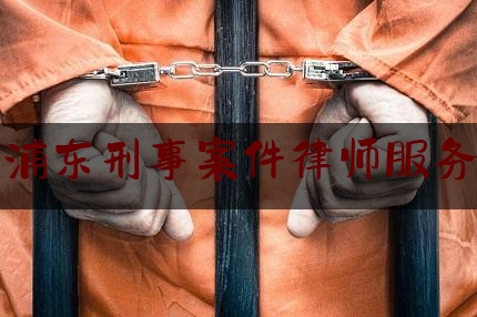 上海浦东刑事案件律师服务咨询（浦东新区刑事律师）