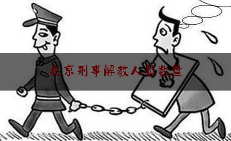 北京刑事解教人员数量（北京刑事律师 解建泳）