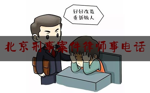 北京刑事案件律师事电话（北京刑事案件律师事务所电话）