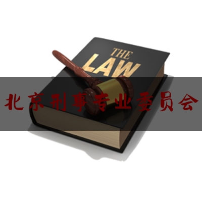 北京刑事专业委员会（北京市刑事专家律师咨询）
