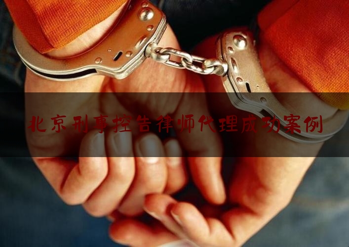 「普及一下」北京刑事控告律师代理成功案例,律师风险代理委托合同