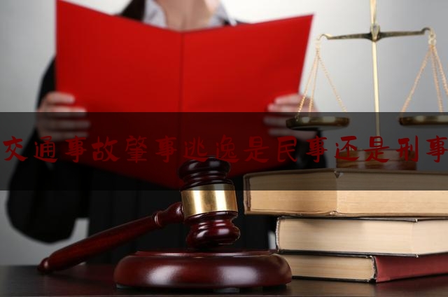 实事观点讯息:交通事故肇事逃逸是民事还是刑事,交通肇事逃逸的后果