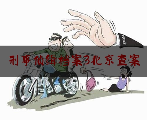 刑事侦缉档案3北京查案（刑事侦缉档案3北京公安演员）