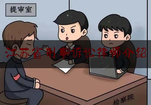 江苏省刑事诉讼律师介绍（江苏刑事辩护律师）