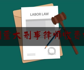 温州重大刑事律师收费标准（温州重大刑事律师收费标准最新）