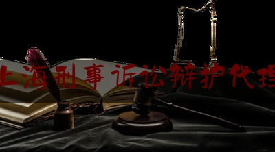 上海刑事诉讼辩护代理（上海刑事辩护资深律师）