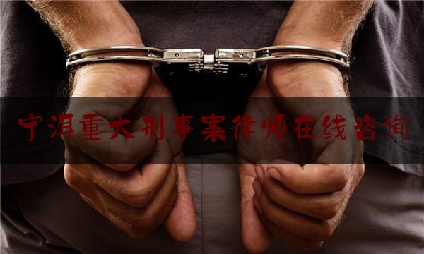 宁洱重大刑事案律师在线咨询