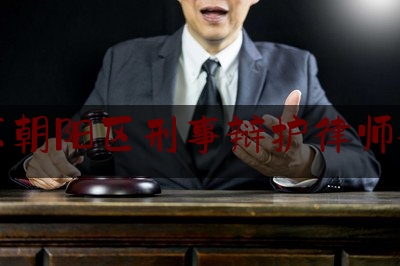 北京朝阳区刑事辩护律师公司（北京刑事诉讼辩护律师）