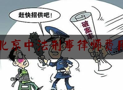 北京中法刑事律师费用（北京刑事律师收费）