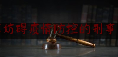 北京妨碍疫情防控的刑事案件（北京妨碍疫情防控的刑事案件名单）