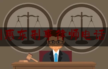 惠州惠东刑事律师电话咨询（惠东县律师律师事务所查询）