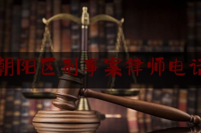 北京朝阳区刑事案律师电话号码（朝阳刑事案件律师）