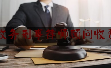 政务刑事律师顾问收费（咨询刑事律师一般问哪些问题）