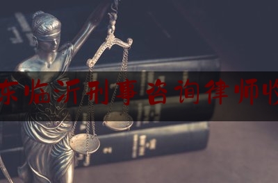 山东临沂刑事咨询律师收费（临沂刑事案律师）