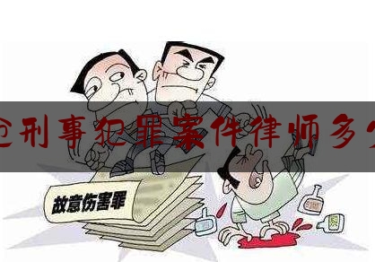 临沧刑事犯罪案件律师多少钱（刑案律师收费）