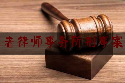北京勇者律师事务所刑事案件律师