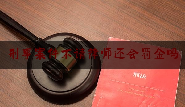 刑事案件不请律师还会罚金吗（刑事案件不请律师会不会加重罪行）