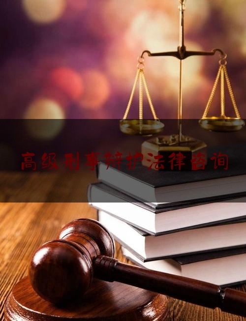 高级刑事辩护法律咨询（刑事案件知名辩护律师）