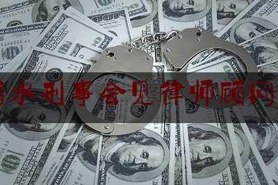 丽水刑事会见律师顾问费（刑事案件律师收费及会见次数）