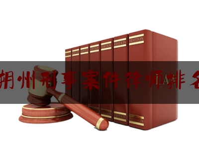 朔州刑事案件律师排名（朔州的律师哪个最厉害）