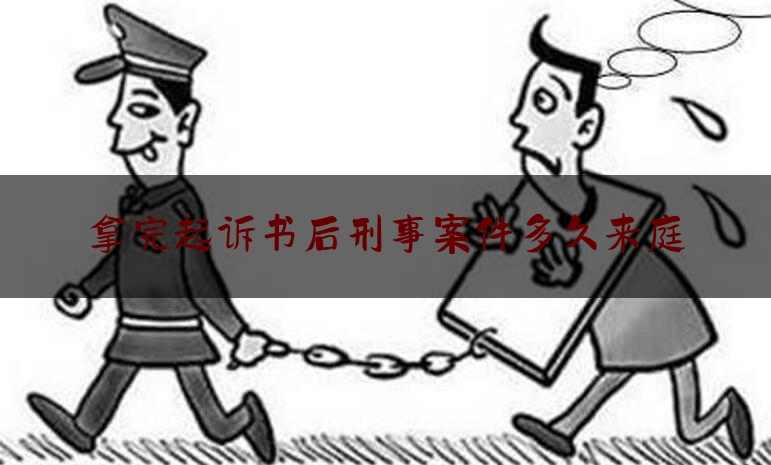 拿完起诉书后刑事案件多久来庭