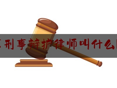 北京刑事辩护律师叫什么阳的（北京知名刑事辩护律师）