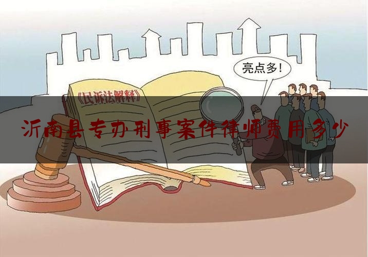 实事专业资讯:沂南县专办刑事案件律师费用多少,轻伤害办案流程