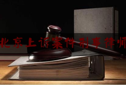 北京上诉案件刑事律师（北京刑事上诉辩护律师）